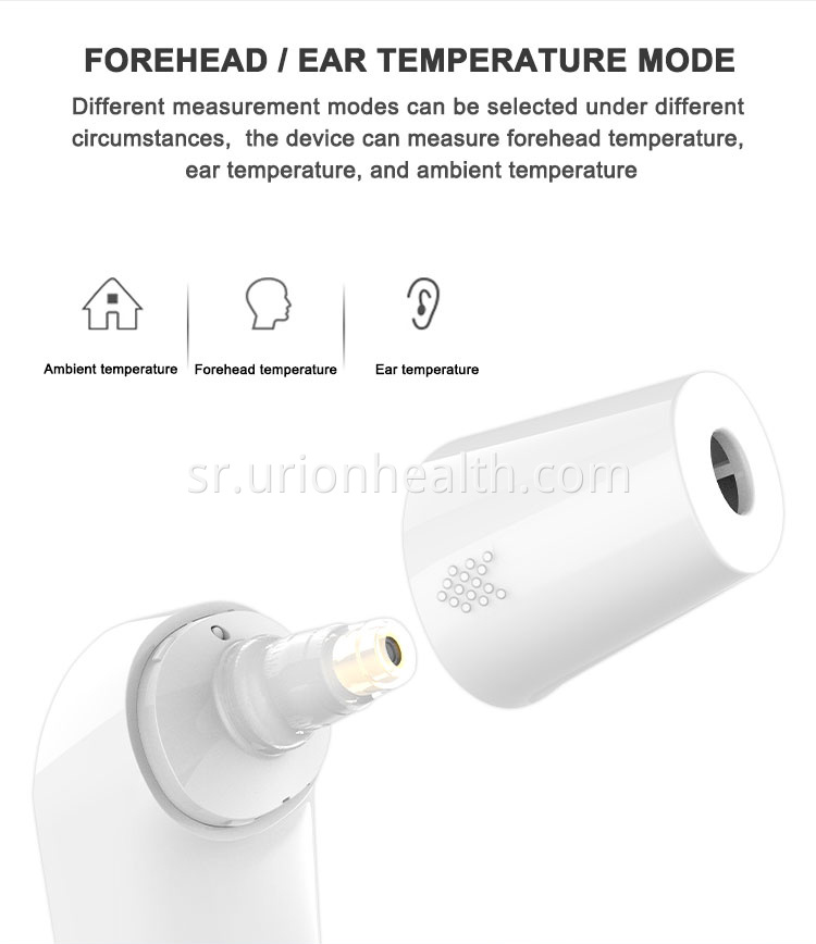 Ready to send product forehead and ear thermometer